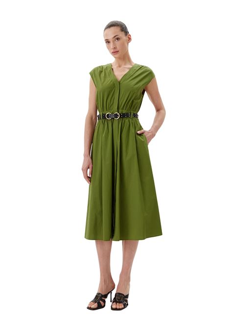 Michael Kors Vestito da giorno  Verde Regular Fit Michael Kors | MS5830KF4C340